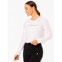 Dámské tričko Long Sleeve Top Foundation White - Ryderwear L