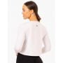 Dámské tričko Long Sleeve Top Foundation White - Ryderwear L