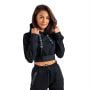 Dámská mikina Essential Cropped Hoodie Black - STRIX S