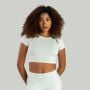 Dámské tričko Essential CropTop Moon Grey - STRIX L