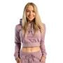 Dámská mikina Essential Cropped Hoodie Mauve - STRIX M