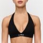 Sportovní podprsenka Halter Fierce Black - GymBeam XL