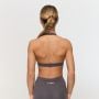 Sportovní podprsenka Halter Fierce Grey - GymBeam XL