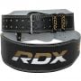 Fitness opasek 6“ Leather Black/Gold - RDX Sports L