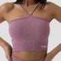 Sportovní podprsenka Halter FLO Violet - GymBeam XL