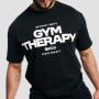 Tričko Gym Therapy Black - GymBeam L