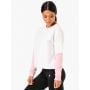 Dámská mikina Hybrid Pullover White Pink - Ryderwear XS
