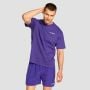 Tričko Oversized Limitless Royal - GymBeam XXL