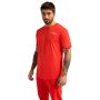 Pánské sportovní tričko Limitless Hot Red - GymBeam XXXL