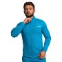 Mikina se zipem Limitless Aquamarine - GymBeam XXL