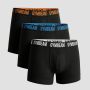 Pánské boxerky FIT 3Pack Black - GymBeam XXXL