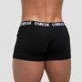 Pánské boxerky FIT Trunks 3Pack Black - GymBeam XXXL