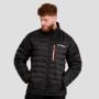 Pánská bunda Puffer Black/Orange - GymBeam L