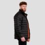 Pánská bunda Puffer Black/Orange - GymBeam L