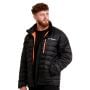 Pánská bunda Puffer Black/Orange - GymBeam L