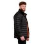 Pánská bunda Puffer Black/Orange - GymBeam L