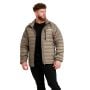 Pánská bunda Puffer Vetiver/Black - GymBeam XXL