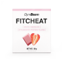 Proteinová čokoláda Fitcheat - GymBeam 80 g - bílá čokoláda s jahodou