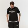 Tričko Oversized Varsity Black - GymBeam XXXL