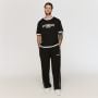 Tričko Oversized Varsity Black - GymBeam XXXL