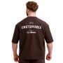 Tričko Oversized Unstoppable Brown - GymBeam L