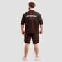 Tričko Oversized Unstoppable Brown - GymBeam L