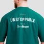 Tričko Oversized Unstoppable Green - GymBeam L