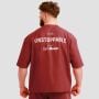 Tričko Oversized Unstoppable Red - GymBeam L