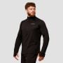 Běžecká mikina 1/2 Zip Pulse Black - GymBeam L