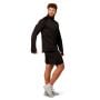 Běžecká mikina 1/2 Zip Pulse Black - GymBeam L