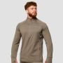 Běžecká mikina 1/2 Zip Pulse Vetiver - GymBeam L