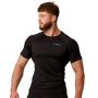 Běžecké tričko Pulse Black - GymBeam L