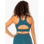 Sportovní podprsenka Reset High Impact Teal - Ryderwear L
