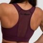 Sportovní podprsenka Mesh Panel Eggplant - GymBeam XS