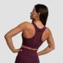 Sportovní podprsenka Mesh Panel Eggplant - GymBeam XS