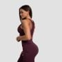 Sportovní podprsenka Mesh Panel Eggplant - GymBeam XS