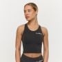 Dámský sportovní top BEAT Charcoal - GymBeam S