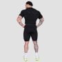 Seamless šortky Static Black - GymBeam XXL