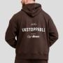 Mikina Unstoppable Brown - GymBeam XL