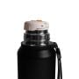 Termoska Vacuum Flask Steel Black 1000 ml - GymBeam single_variant