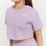 Dámské tričko Cropped Limitless Lavender - GymBeam XS