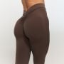 Dámské V-back legíny Fierce Cappuccino - GymBeam XXL