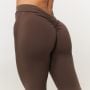 Women‘s Fierce V-back Pants Cappuccino - GymBeam XXL