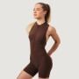 Dámský overal Zip-Up NEO Mocha - GymBeam XL