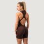 Dámský overal Zip-Up NEO Mocha - GymBeam XL