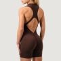 Dámský overal Zip-Up NEO Mocha - GymBeam XL