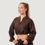 Dámská mikina Zip-Up NEO Mocha - GymBeam M