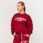 Dámská mikina Varsity Red - GymBeam XXL