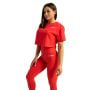 Dámské tričko Cropped Limitless Hot Red - GymBeam L