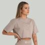 Dámské tričko CropTop Taupe - STRIX XL